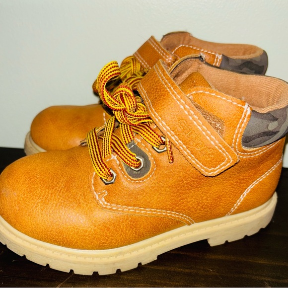 Kids Tan Boots - Picture 4 of 7